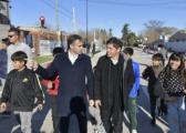 Pilar: Kicillof y Achával inauguraron el entubamiento del canal Agustoni