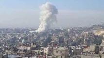 Ataque israelí en Damasco, Siria.